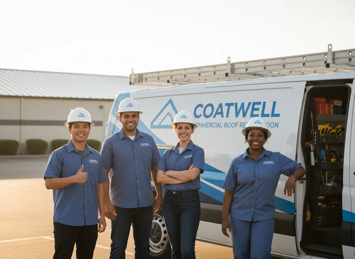 Commercial roof coating company in Skellytown, TX